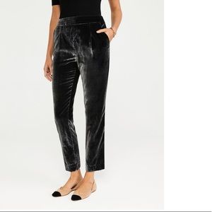NWT Ann Taylor Velvet Easy Ankle Pant, small